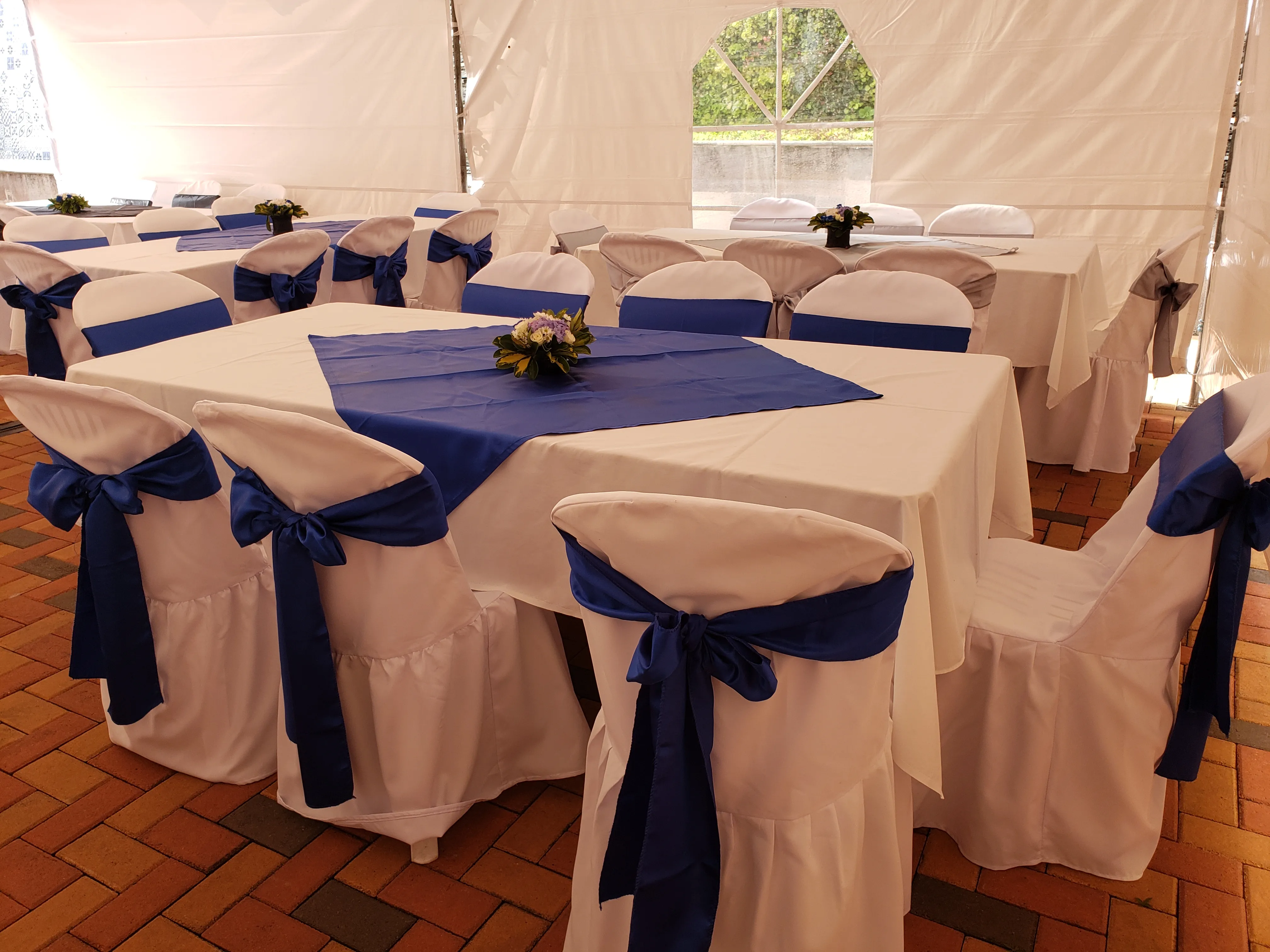Sillas blancas para eventos